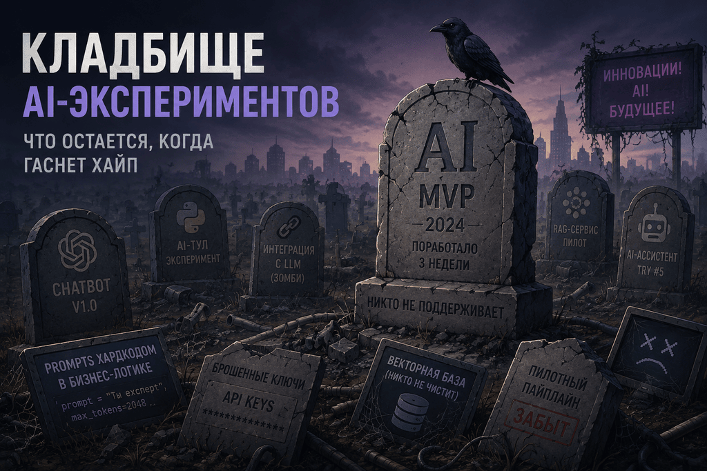 Кладбище AI-экспериментов – что остается, когда гаснет хайп